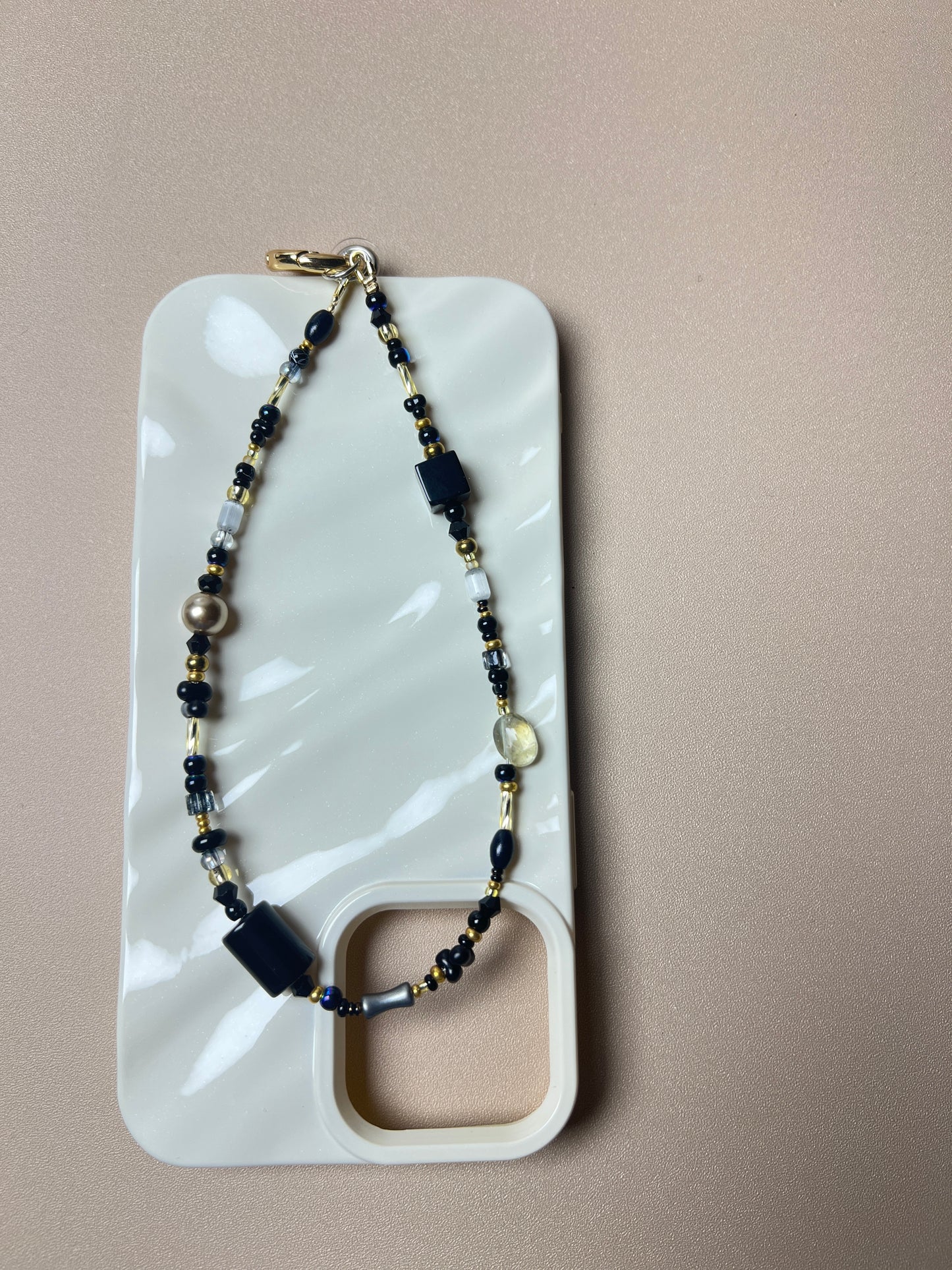 Dark Gold Celestial Phone Charm | Knotive