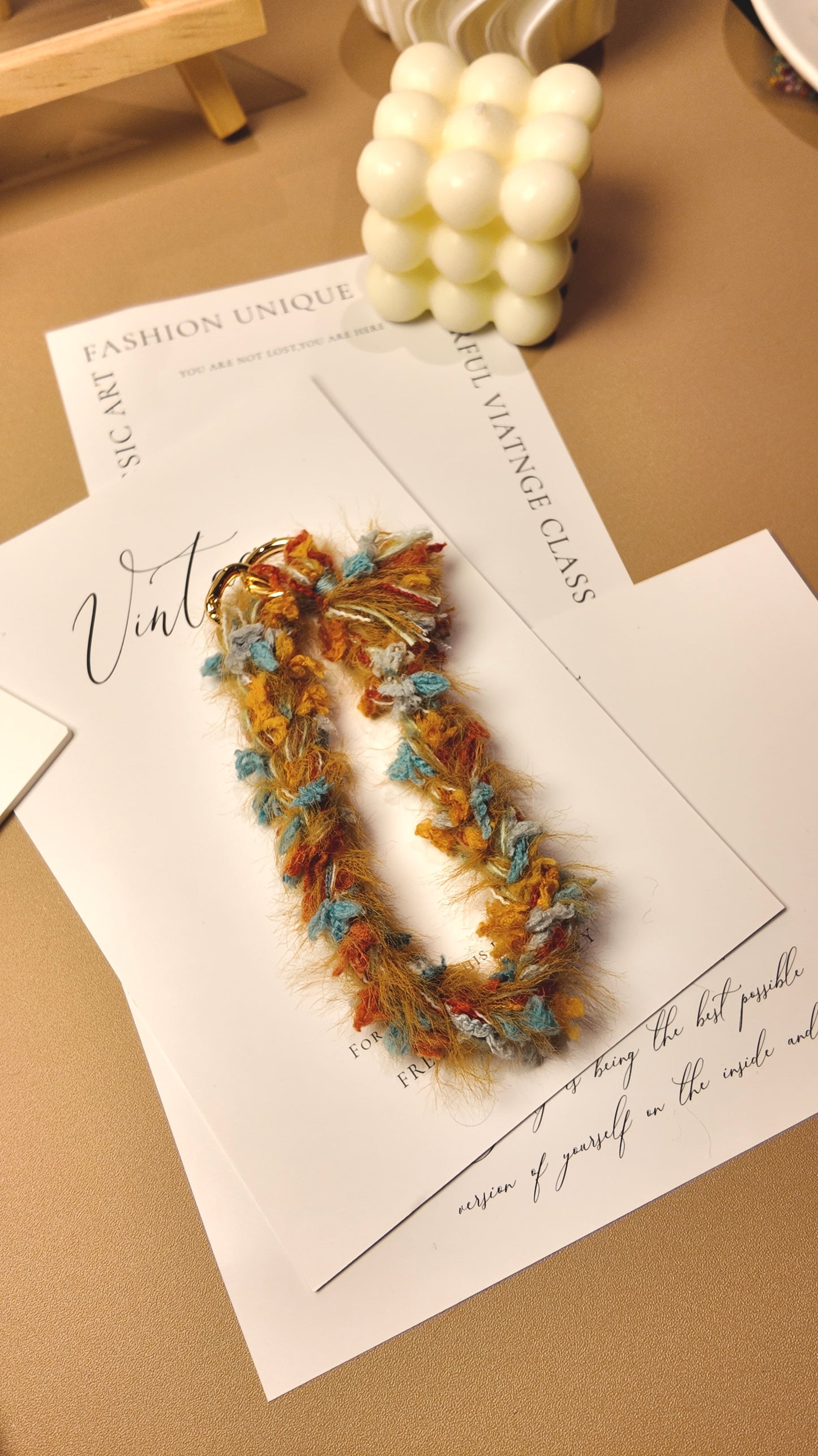 Cozy Autumn Knitted Charm|Knotive