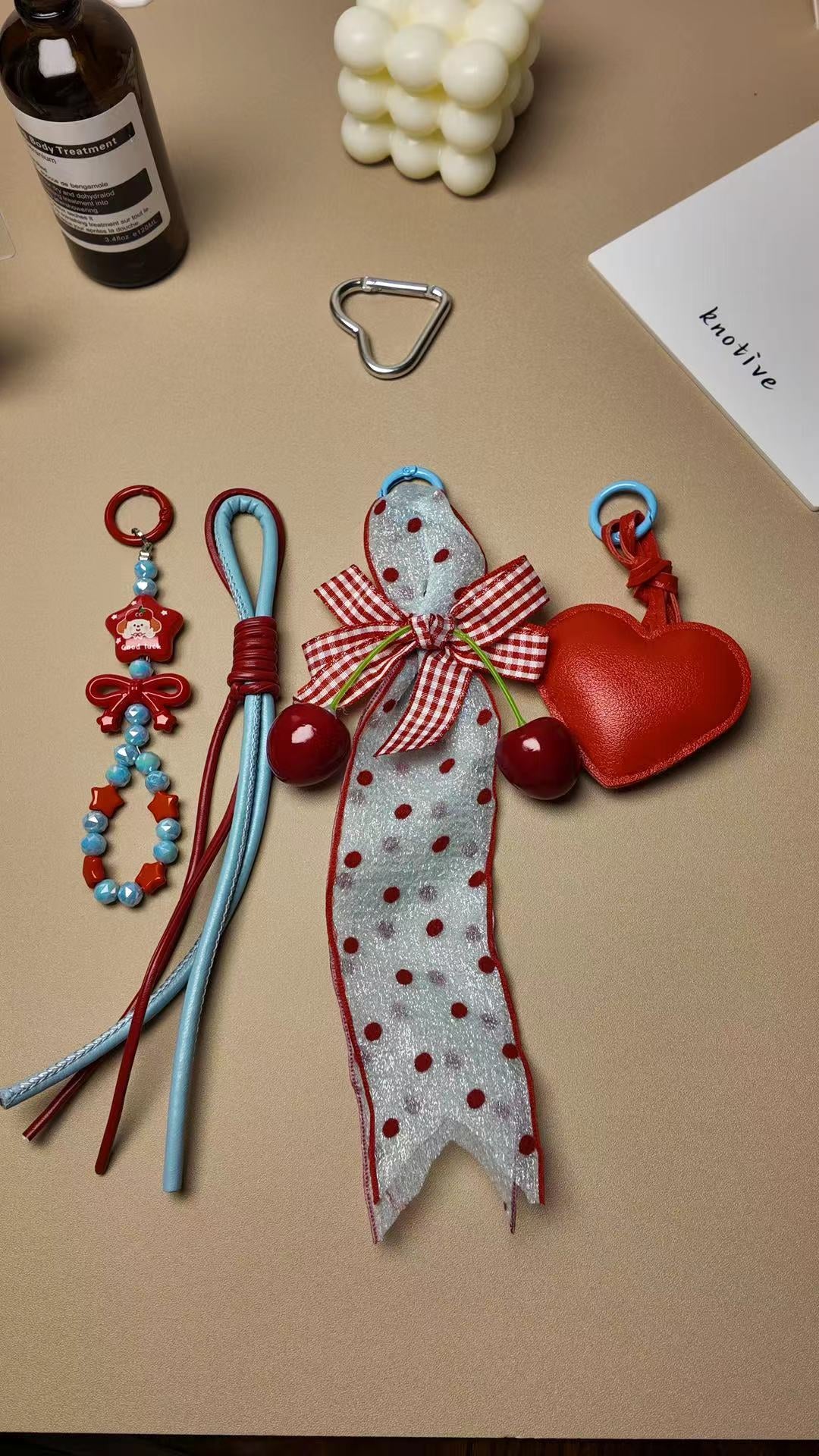 Sweet Cherry Bag Charm | Knotive