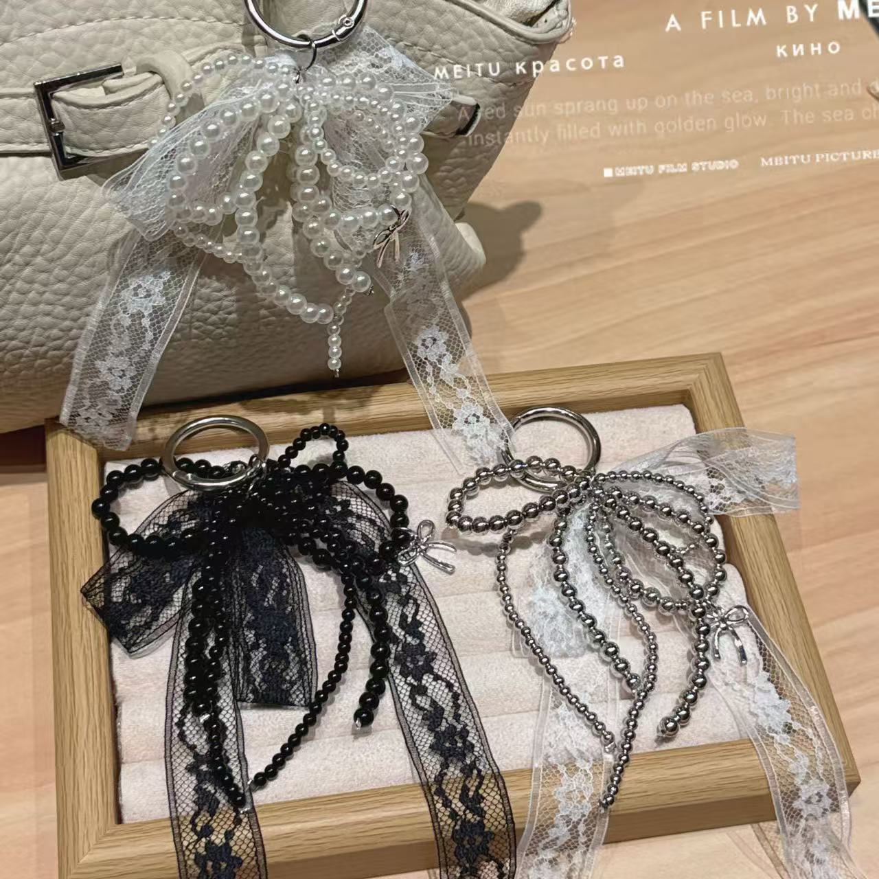 Bow and Lace Phone Charm | Knotive