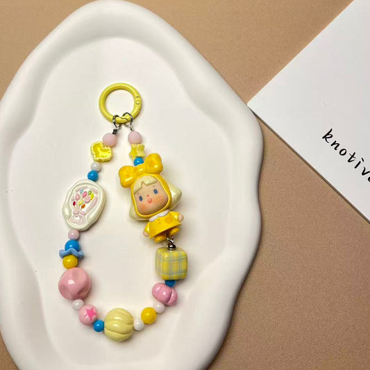 Yellow Cheese Phone Charm | Knotive