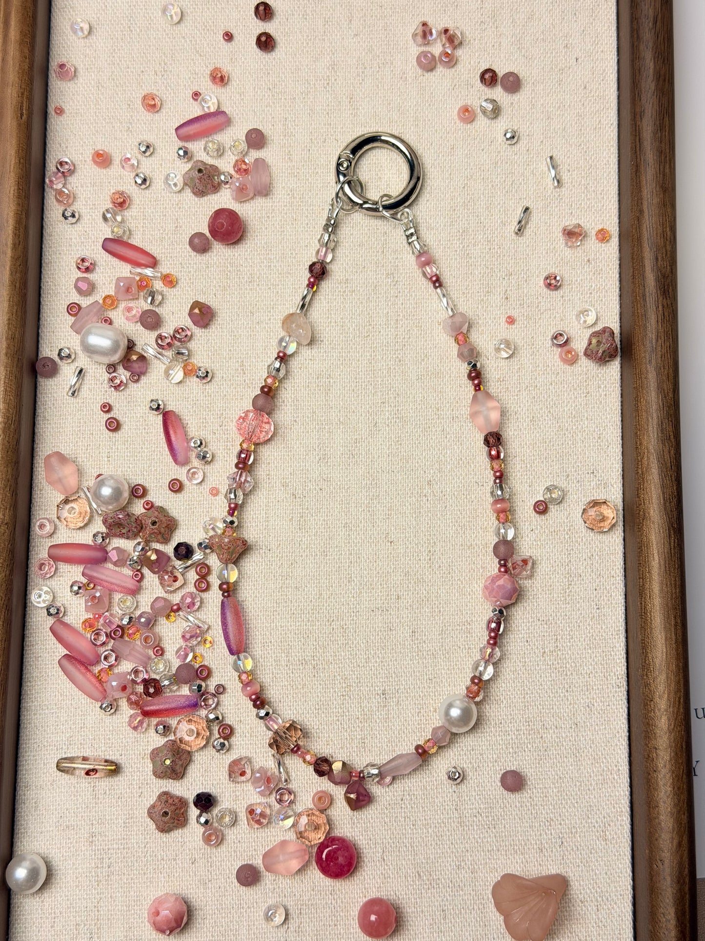 Rose Quartz Haze Charm｜Knotive