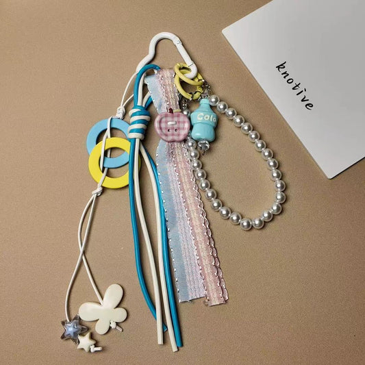 Pink Button Bag Charm | Knotive