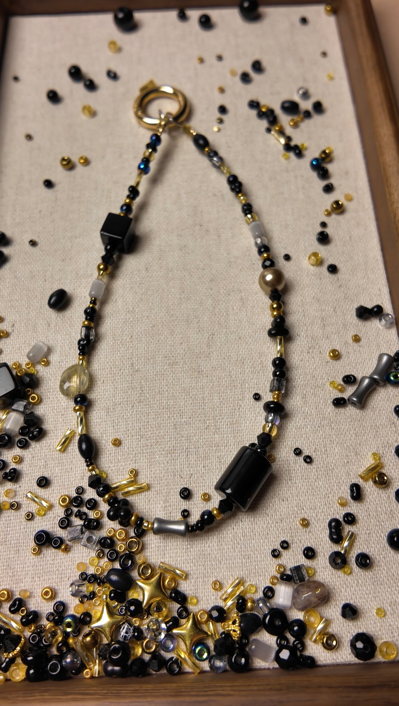 Dark Gold Celestial Phone Charm | Knotive