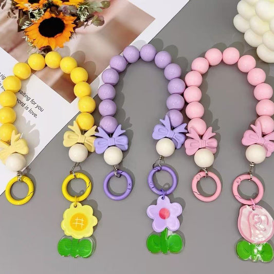 Acrylic Flower  Phone Charm | Knotive
