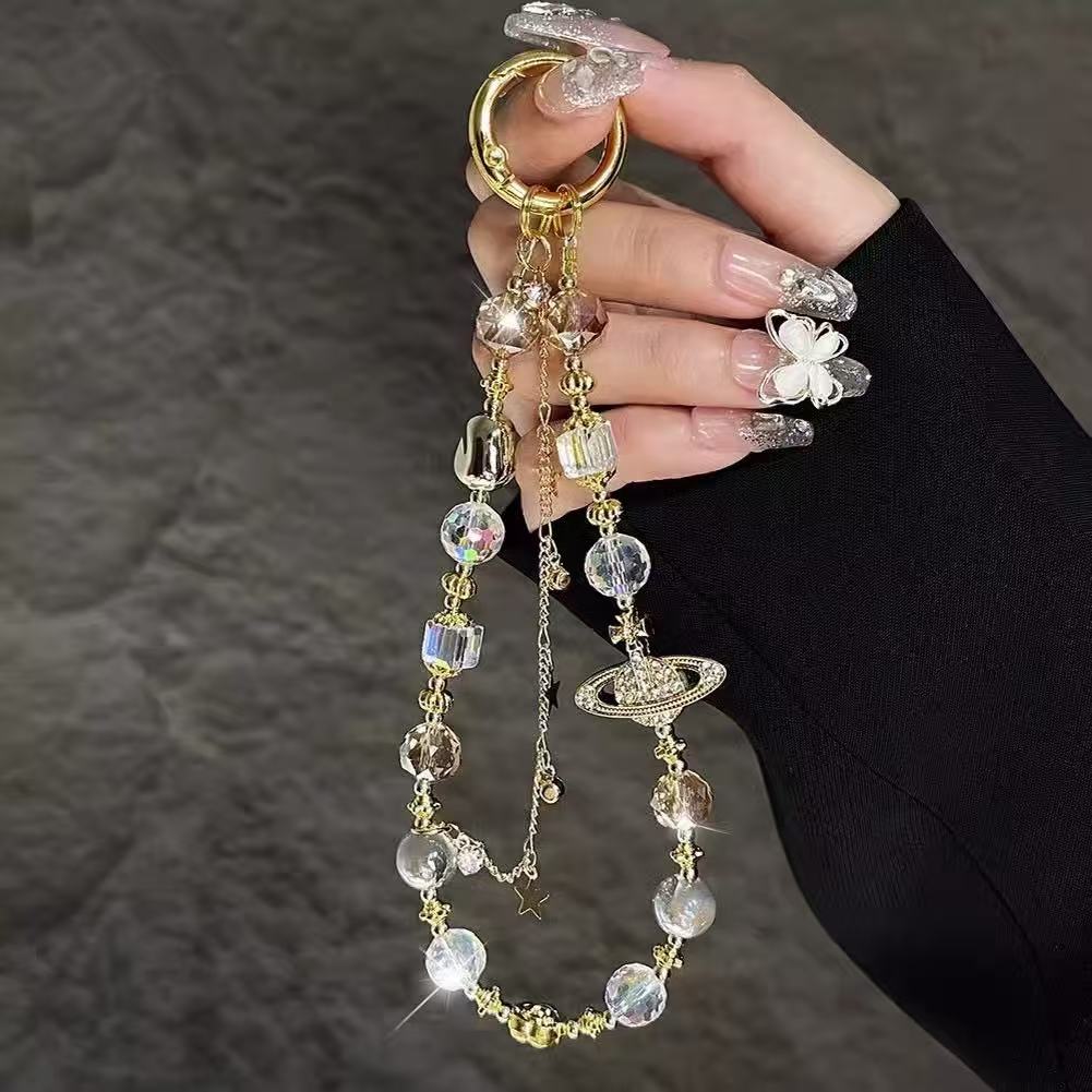 Planet Crystal Phone Charm | Knotive