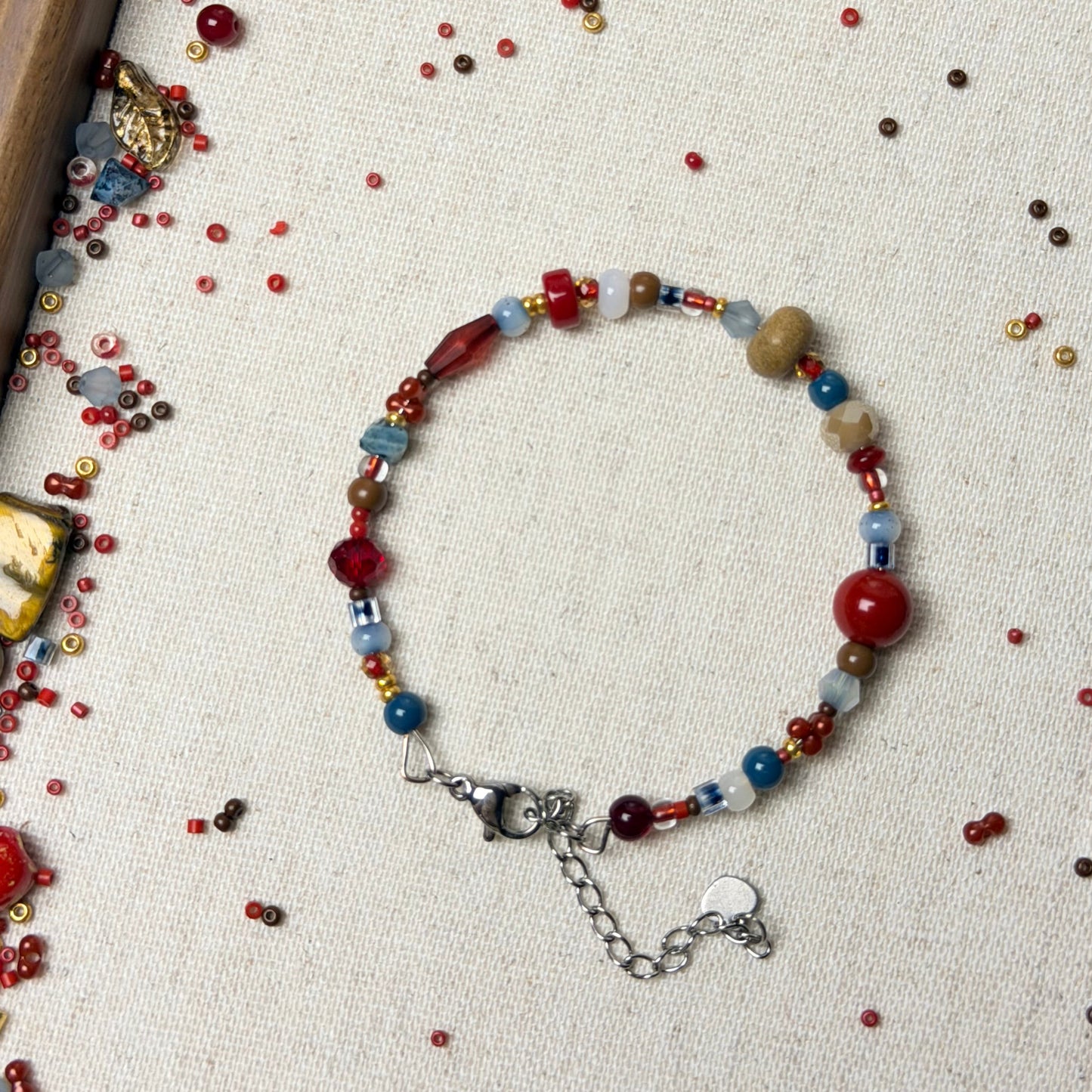 Scarlet Ripple bracelet｜Knotive