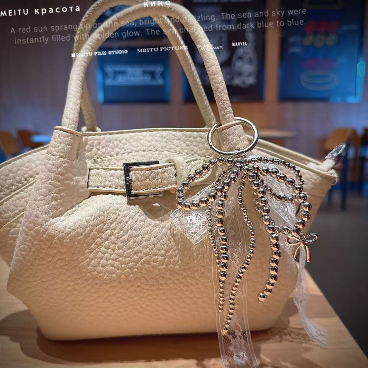 Bow and Lace Phone Charm | Knotive