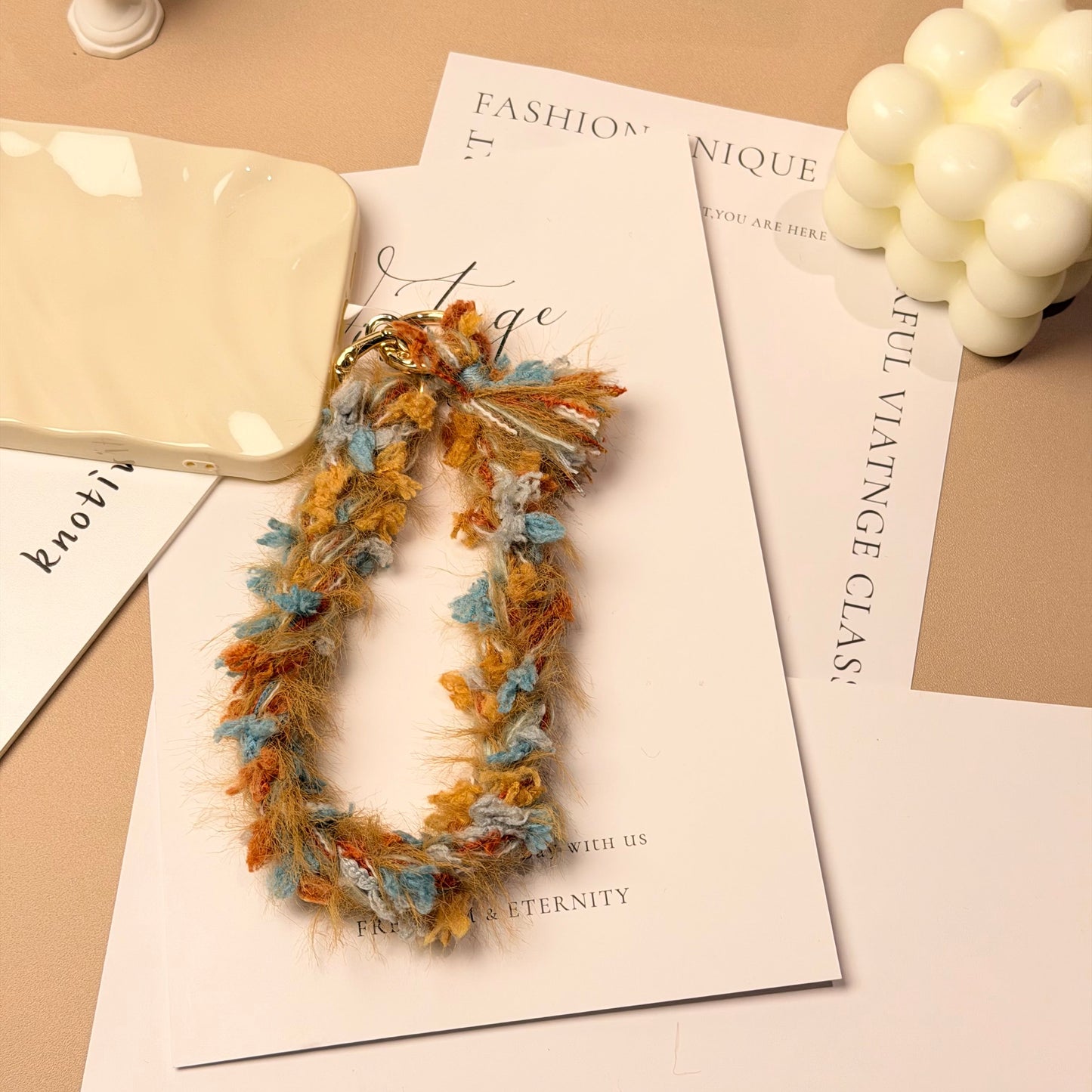 Cozy Autumn Knitted Charm｜Knotive