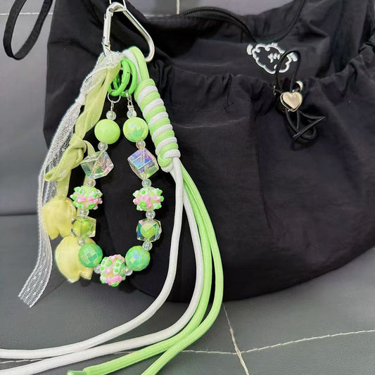 Tulip Ribbon Bag Charm | Knotive