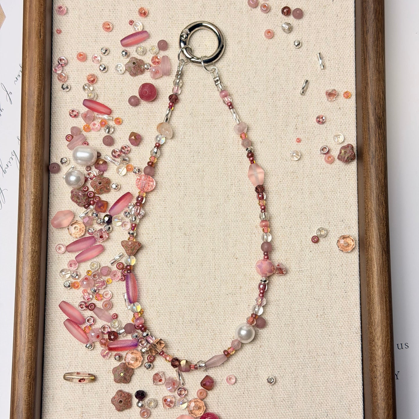 Rose Quartz Haze Charm｜Knotive