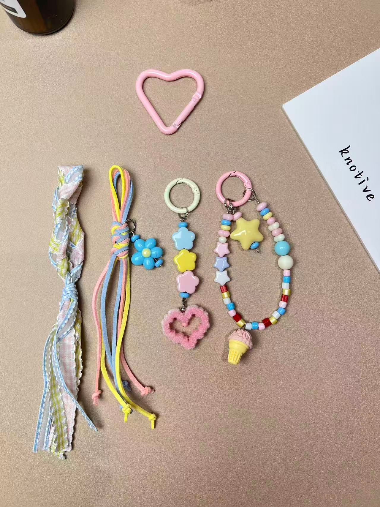 Macaron Heart Bag Charm | Knotive