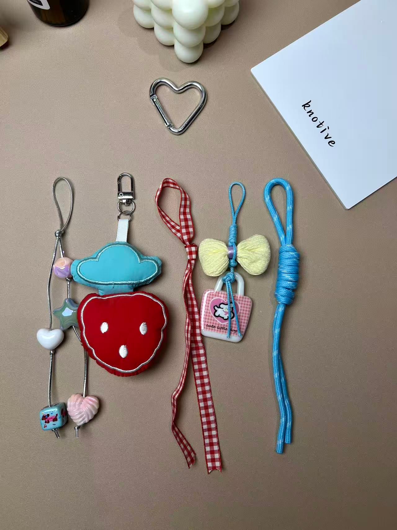 Lively Strawberry Bag Charm | Knotive