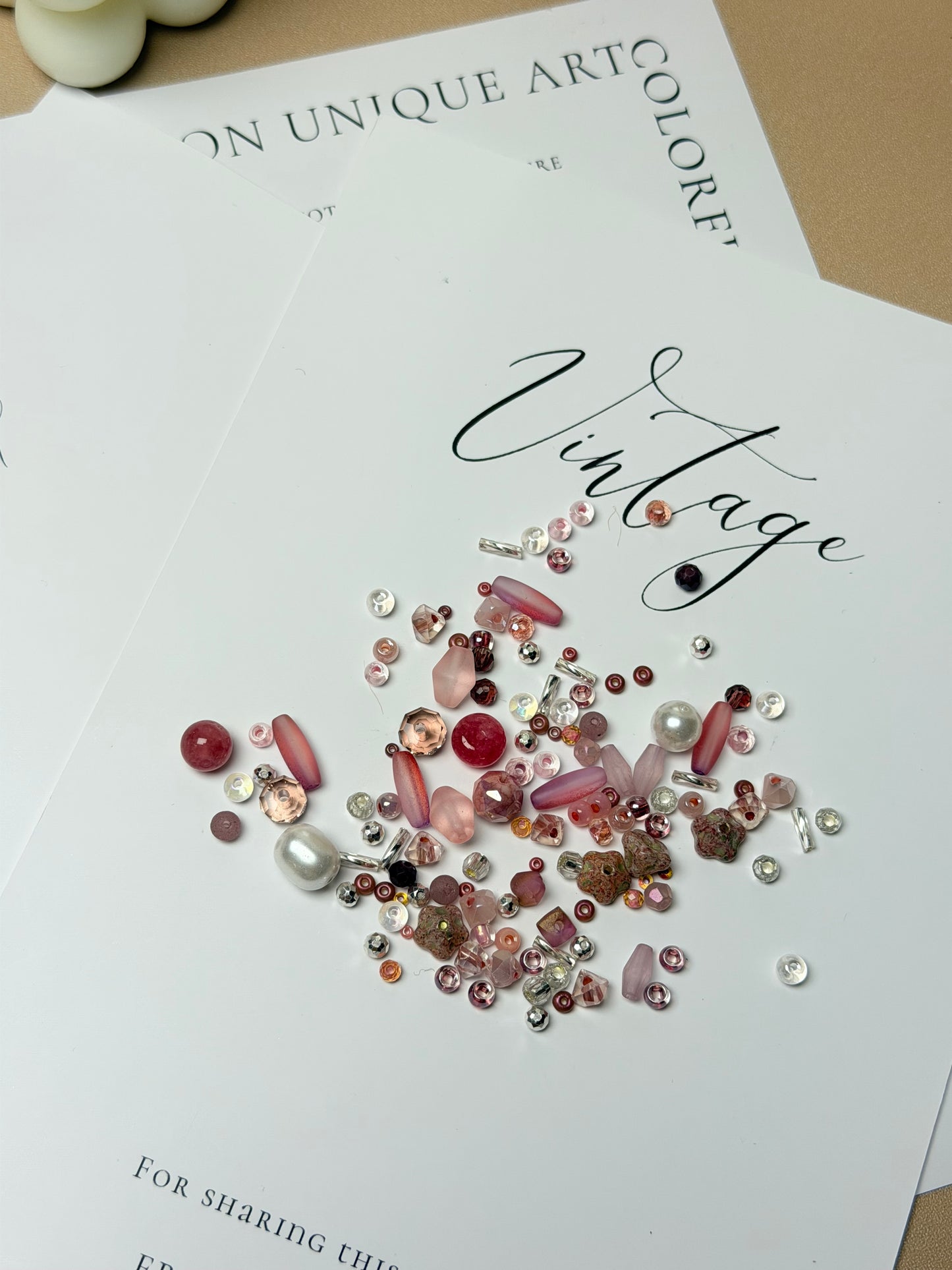 Rose Quartz Haze Charm｜Knotive