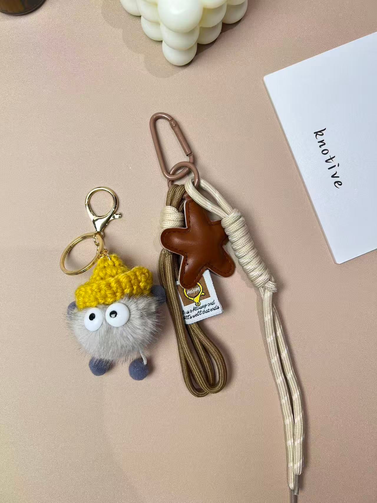 Soot Ball Bag Charm | Knotive