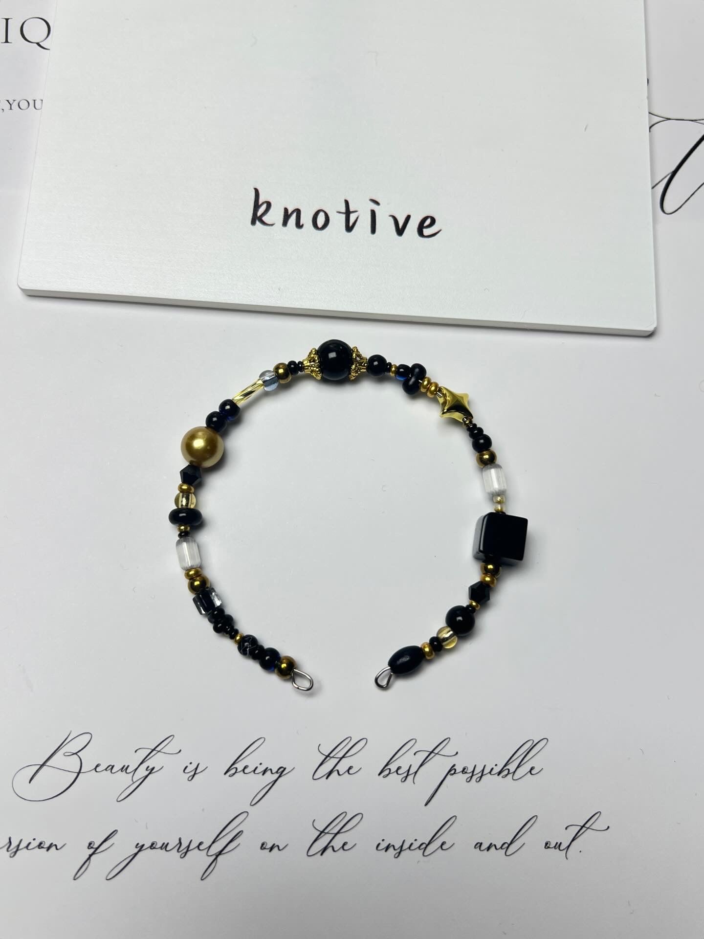 Dark Gold Celestial Bracelet | Knotive