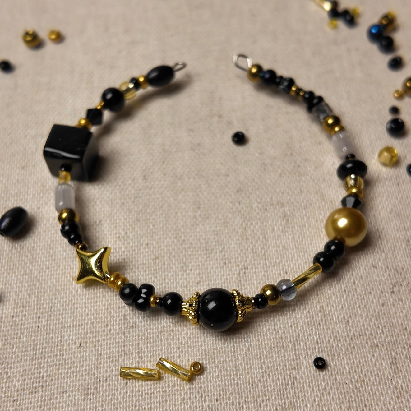Dark Gold Celestial Bracelet | Knotive