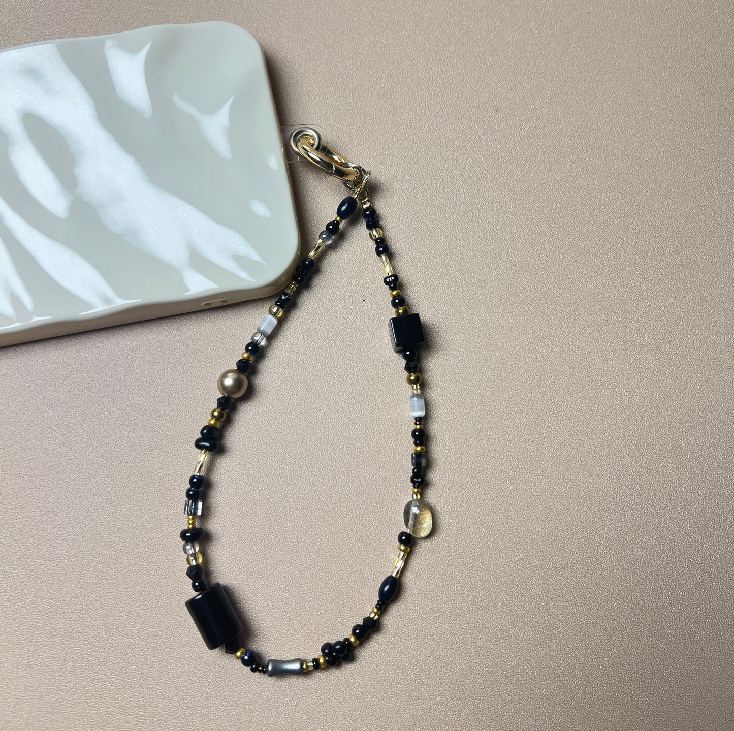 Dark Gold Celestial Phone Charm | Knotive