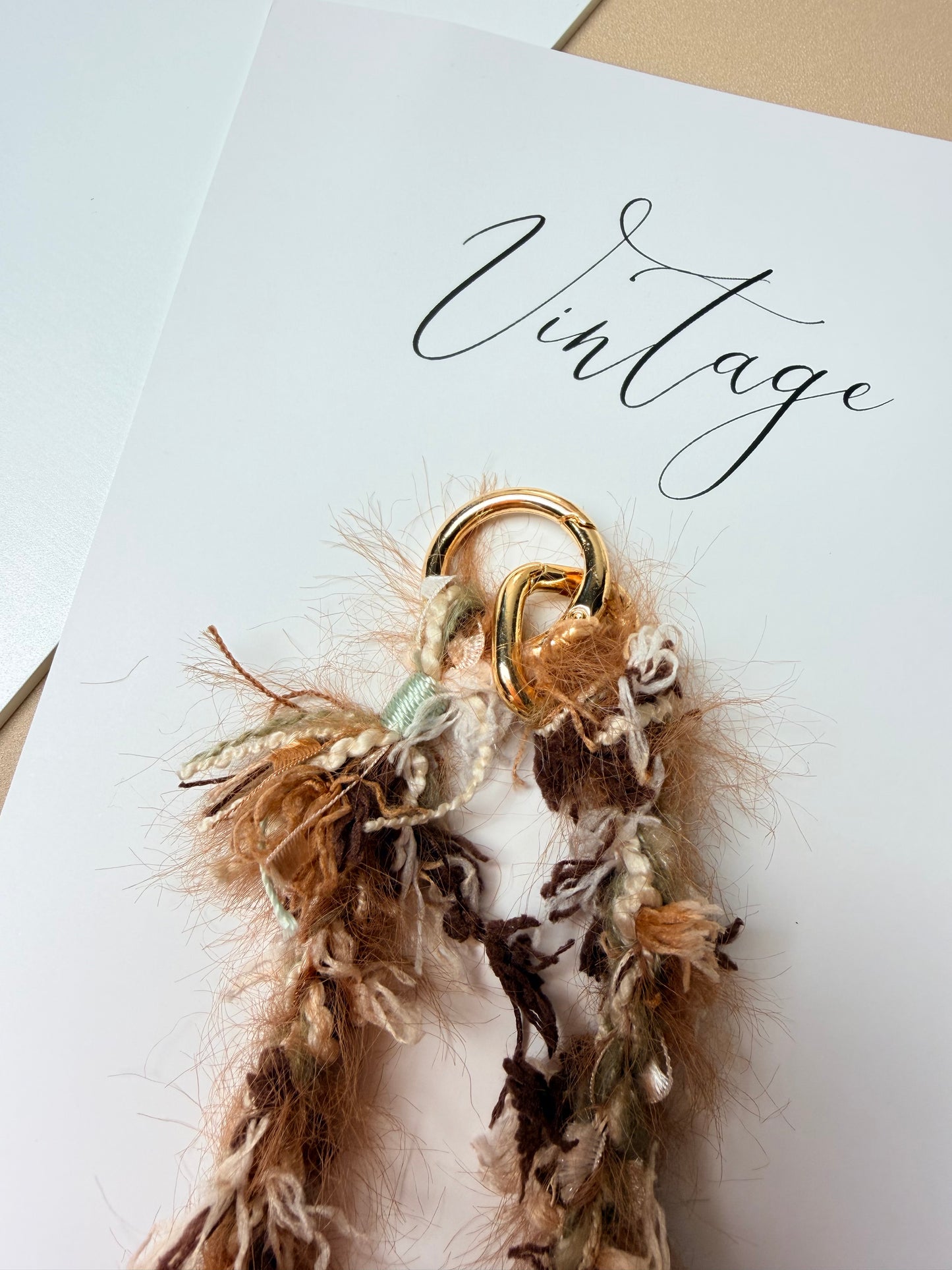 Autumn Leaves Knit Phone Charm | Knotive