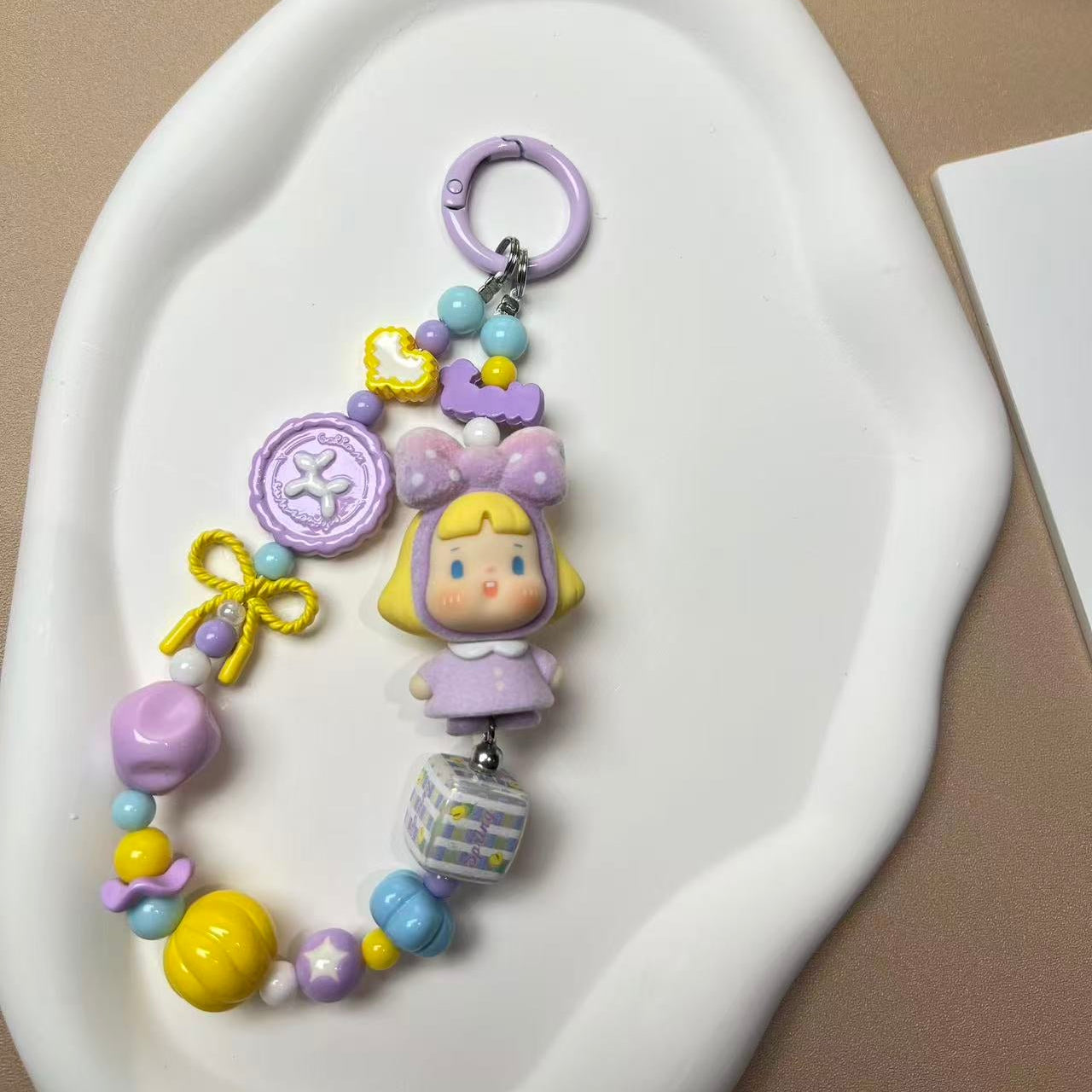 Baby's Breath Purple Phone Charm | Knotive