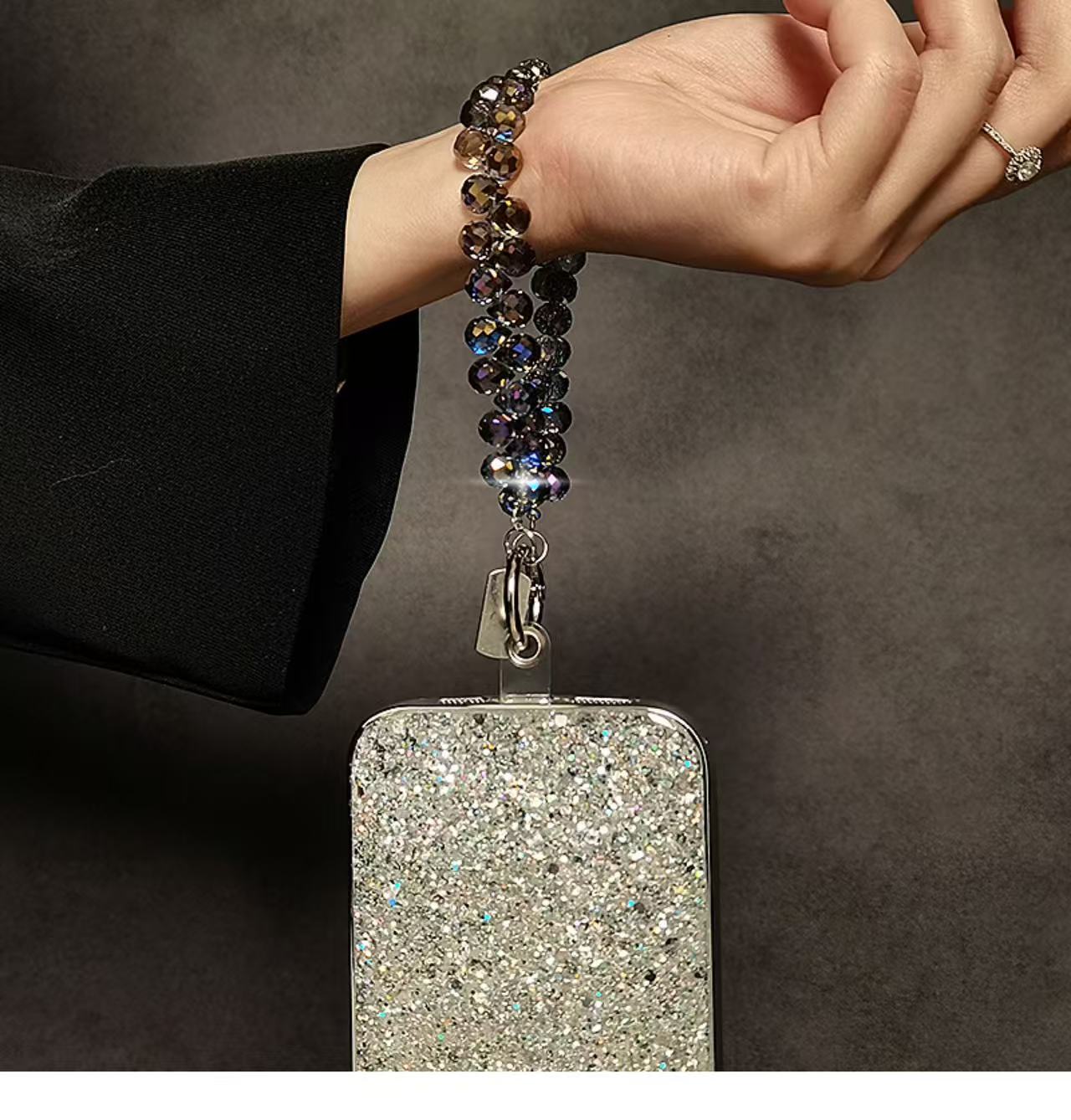 Shining Crystal  Phone Charm | Knotive