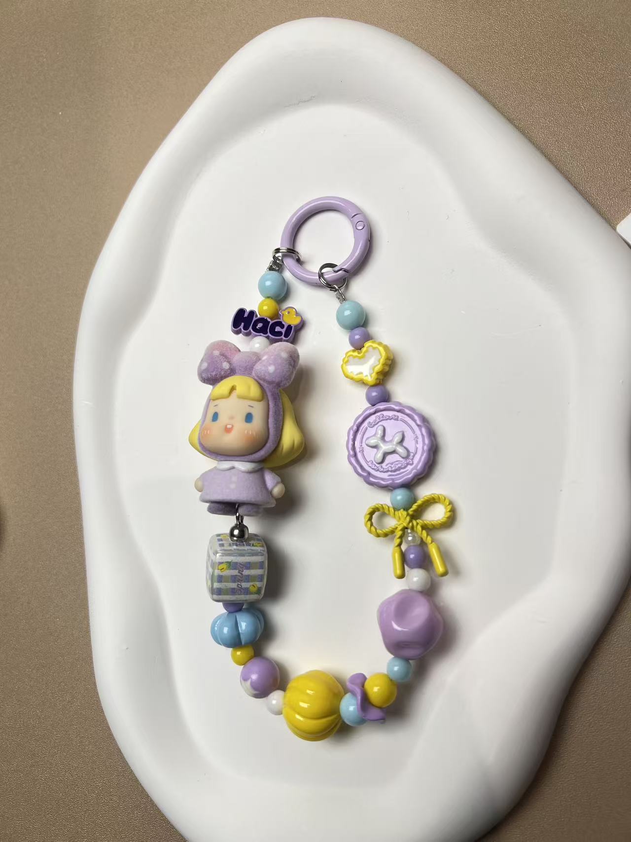 Baby's Breath Purple Phone Charm | Knotive