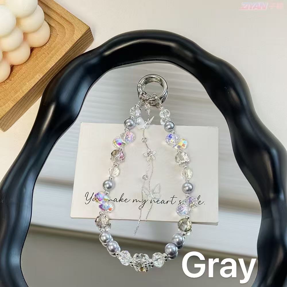 Pearl Butterfly Phone Charm | Knotive